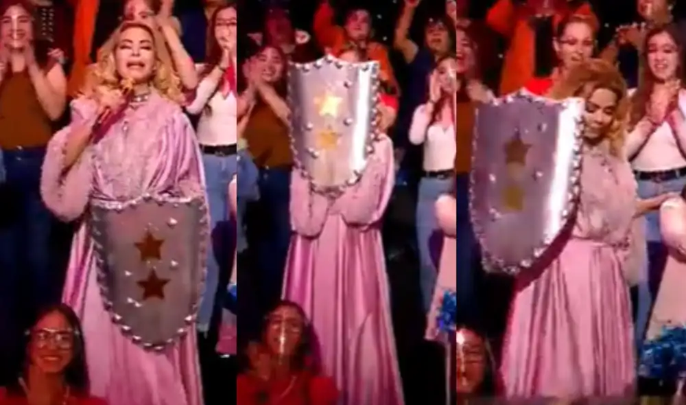 ¡El set está que arde!, dijo Gisela Valcárcel en referencia a las polémicas recientes. Foto: captura de América TV