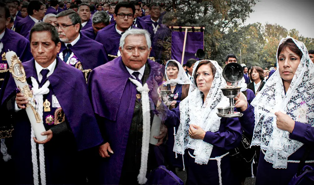 Conoce el origen de la túnica morada del Señor de los Milagros. Foto: composición LR/ archivo lr/ Catholic herald Conoce el origen de la túnica morada del Señor de los Milagros. Foto: composición LR/ archivo lr/ Catholic herald