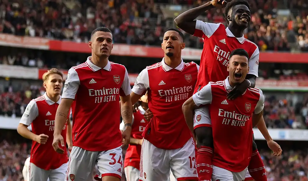 El cuadro de Londres le sacó un punto de ventaja al Manchester City en la tabla de posiciones. Foto: Arsenal El cuadro de Londres le sacó un punto de ventaja al Manchester City en la tabla de posiciones. Foto: Arsenal
