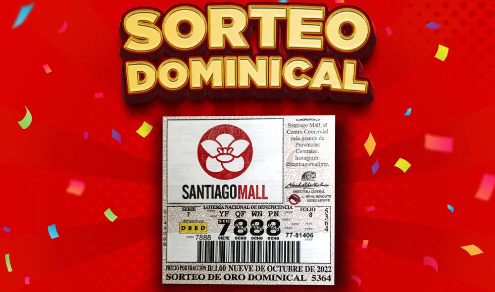 Lotería de Panamá de hoy, domingo 9 de octubre de 2022. Foto: lnbpma / Twitter Lotería de Panamá de hoy, domingo 9 de octubre de 2022. Foto: lnbpma / Twitter