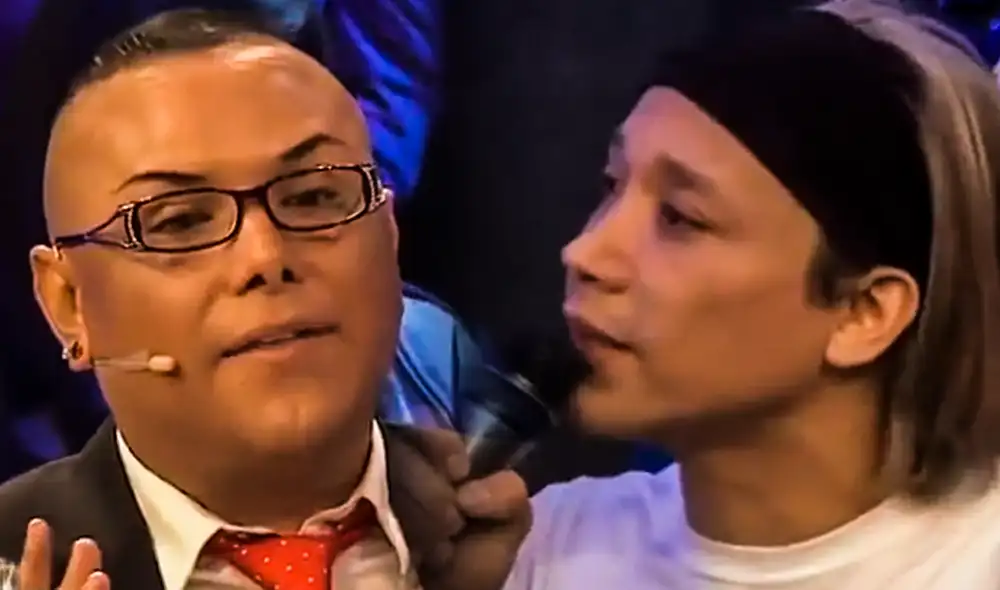 Así fue la discusión que protagonizaron Carlos Cacho y Arturo Chumbe en "El gran show". Foto: captura de América TV Así fue la discusión que protagonizaron Carlos Cacho y Arturo Chumbe en "El gran show". Foto: captura de América TV
