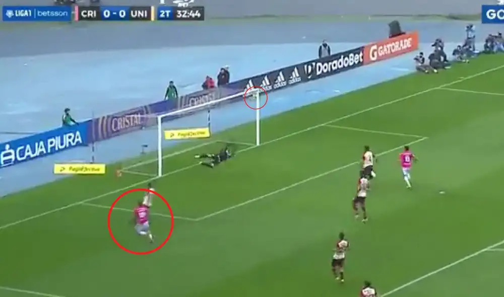 Palo de Hohberg. Foto: captura Gol Perú