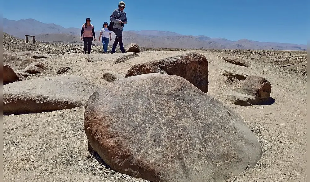 Muestra. En Miculla hay más de 2400 rocas grabadas con petroglifos. Imágenes muestran la historia de los antiguos pobladores de la zona. Foto: La República