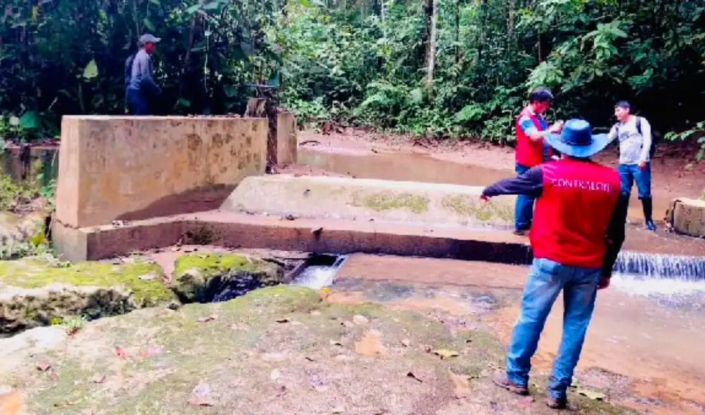 Obra hidroeléctrica de Puerto Huallana. Foto: Contraloría