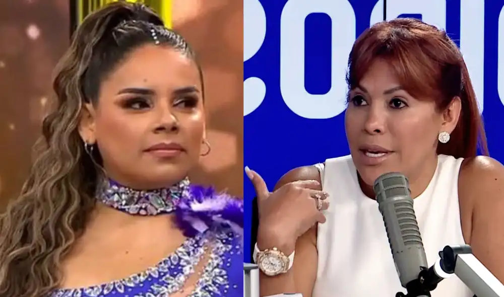 Giuliana Rengifo espera que alguna entidad castigue a Magaly Medina. Foto: composición LR/capturas de América TV y RPP Giuliana Rengifo espera que alguna entidad castigue a Magaly Medina. Foto: composición LR/capturas de América TV y RPP