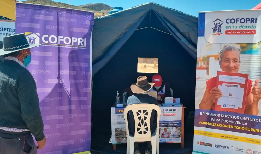 Brigadistas realizarán campaña en Arequipa. Foto: Cofopri Brigadistas realizarán campaña en Arequipa. Foto: Cofopri