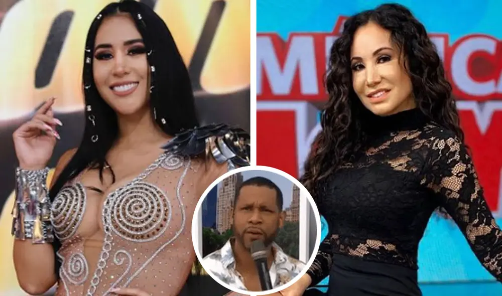 Janet Barboza y Melissa Paredes fueron compañeras de conducción en "América hoy". Foto: Instagram Janet Barboza/Melissa Paredes/captura América TV
