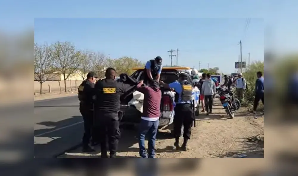 El cuerpo fue llevado a la morge de Piura. Foto: Noticias Piura El cuerpo fue llevado a la morge de Piura. Foto: Noticias Piura