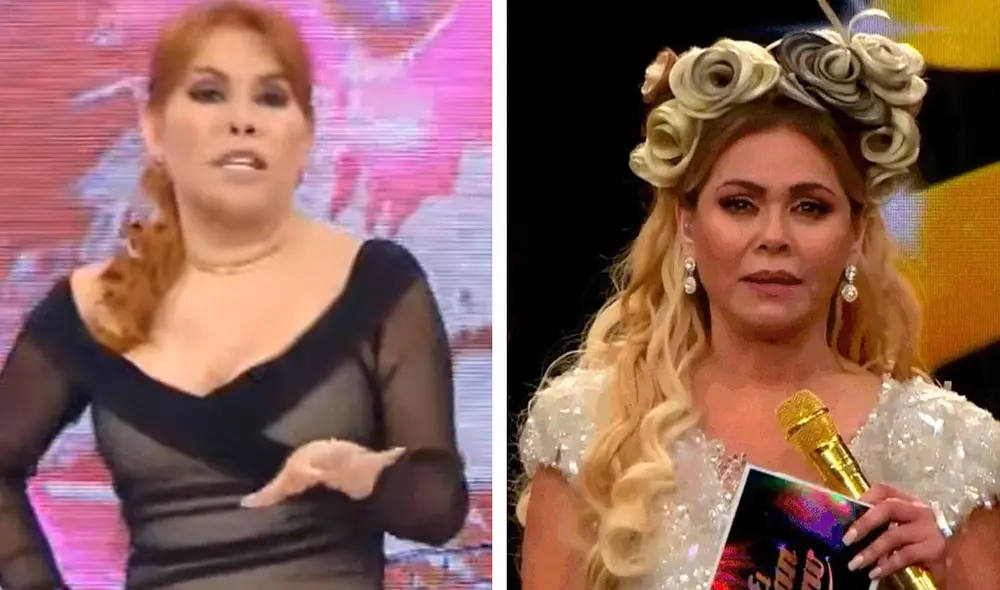 Magaly Medina volvió a burlarse de Gisela Valcárcel en su último programa. Foto: captura ATV/captura América TV Magaly Medina volvió a burlarse de Gisela Valcárcel en su último programa. Foto: captura ATV/captura América TV