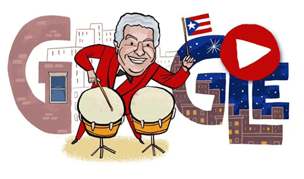 La nueva interfaz del Doodle de Google tiene como protagonista al legandario percusionista Tito Puente. Foto: Google La nueva interfaz del Doodle de Google tiene como protagonista al legandario percusionista Tito Puente. Foto: Google