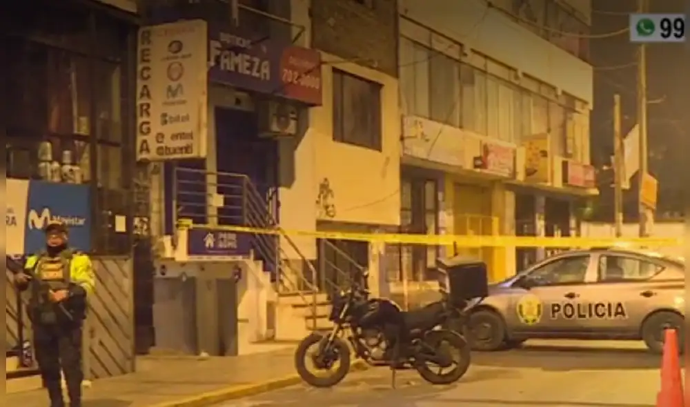 La Policía capturó a uno de los asesinos. Foto: captura de América Noticias La Policía capturó a uno de los asesinos. Foto: captura de América Noticias