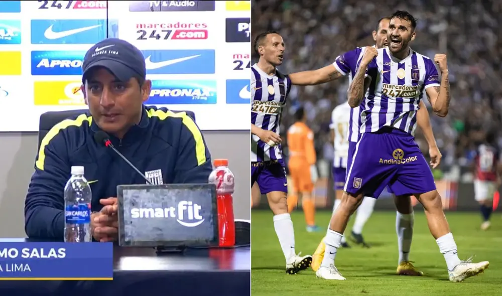 Guillermo Salas asumió la dirección técnica de Alianza tras la salida de Carlos Bustos. Foto: composición LR/Gol Perú/Alianza Lima