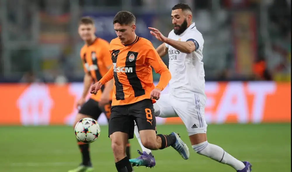 Real Madrid vs. Shakhtar igualan sin goles en Polonia por la Champions League 2022-23. Foto: EFE