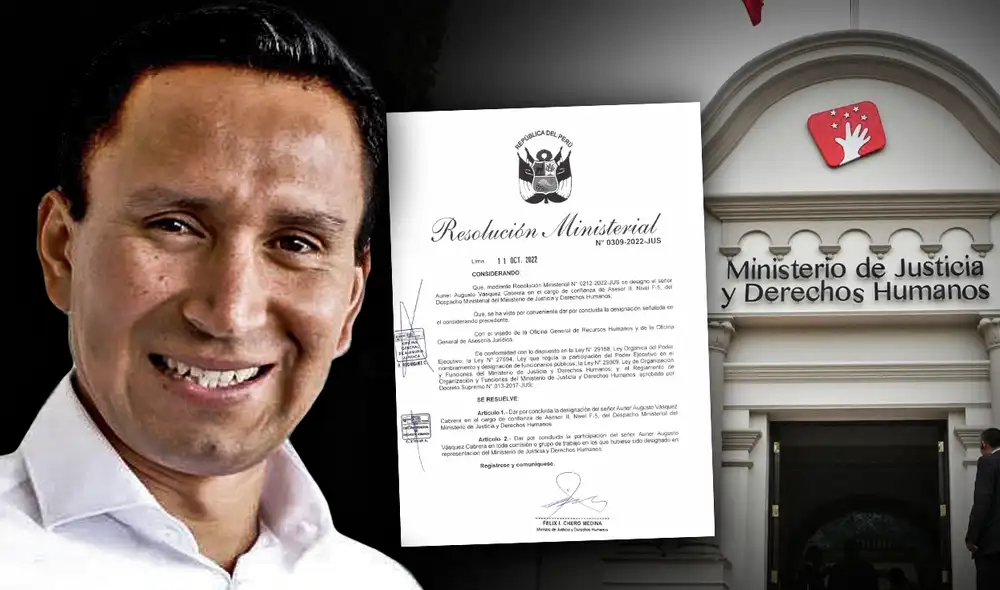 Auner Vásquez se desempeñó como asesor del presidente Pedro Castillo hasta diciembre del 2021. Foto: composición Fabrizio Oviedo/ La República