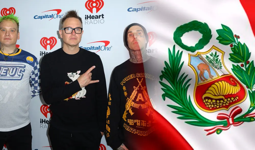 Integrantes de Blink-182 alistan concierto en Lima para el 2023. Foto: AFP Integrantes de Blink-182 alistan concierto en Lima para el 2023. Foto: AFP