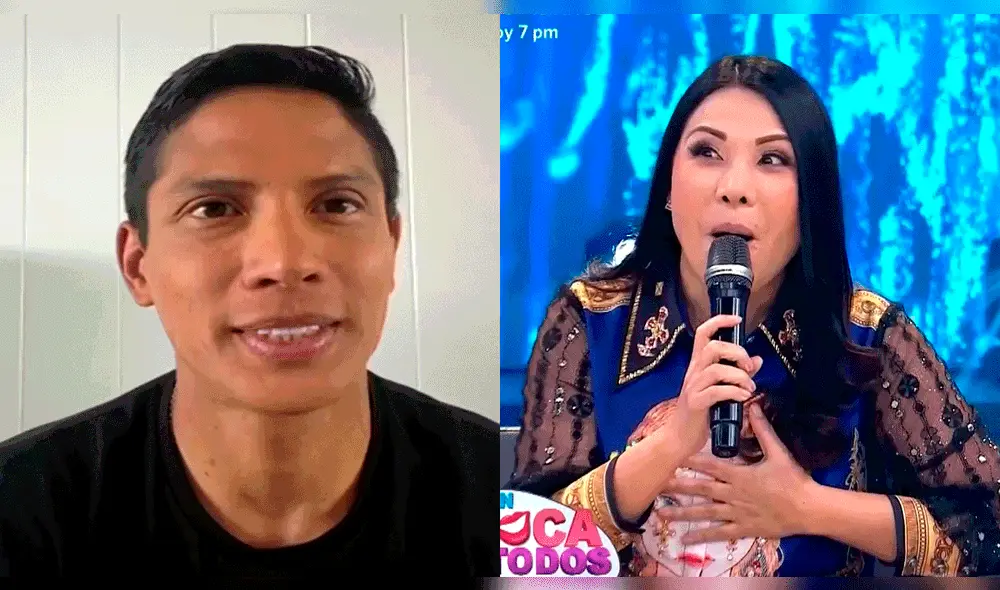 André Silva no quiso responder las consultas de Tula Rodríguez. Foto: composición LR/América TV