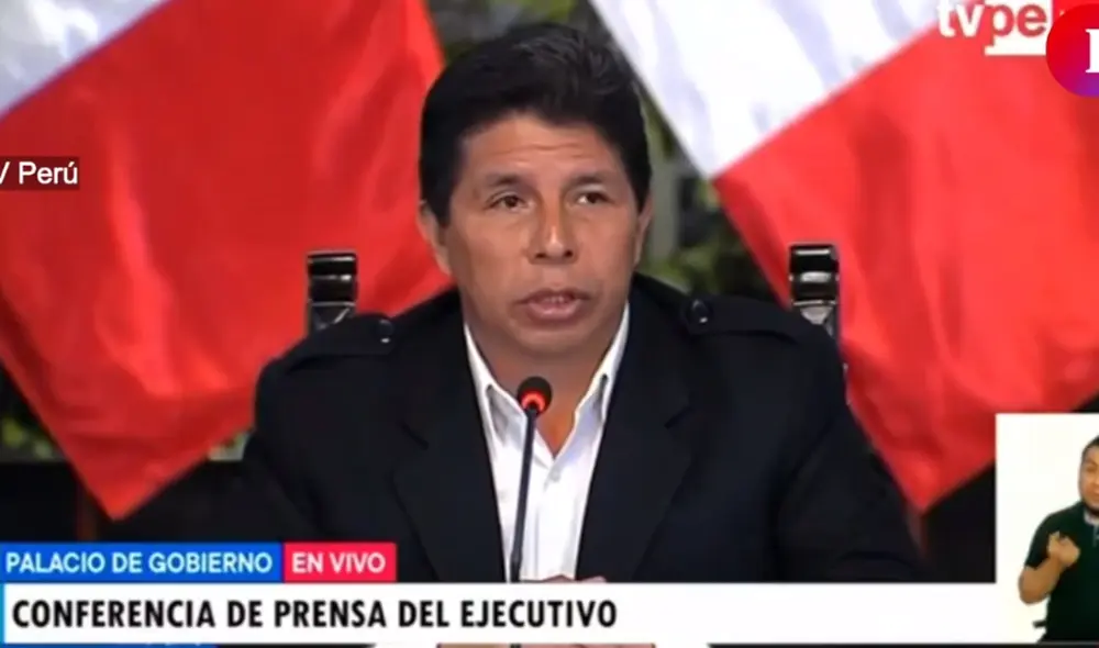 El presidente Pedro Castillo cuestionó la falta de pruebas de la Fiscalía sobre sus investigaciones. Foto: captura La República