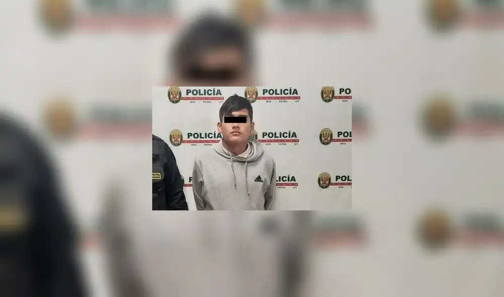 El detenido fue identificado como Jefferson Patrick Mundaca Moreno (18). Foto: PNP El detenido fue identificado como Jefferson Patrick Mundaca Moreno (18). Foto: PNP