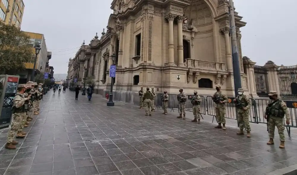 Exteriores de Palacio de Gobierno. Foto: Mary Luz Aranda/URPI-LR Exteriores de Palacio de Gobierno. Foto: Mary Luz Aranda/URPI-LR