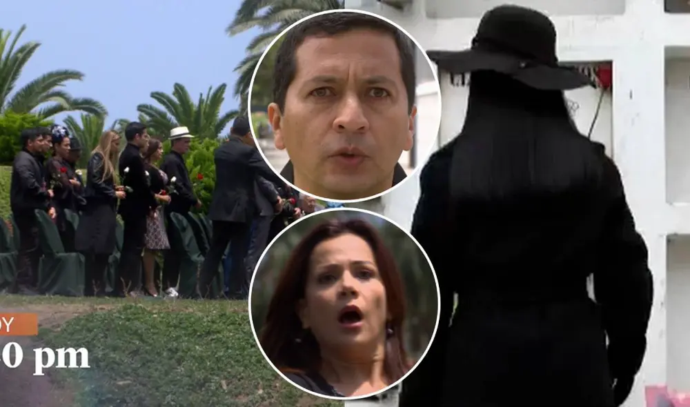 La tragedia continúa en "Al fondo hay sitio" con 'La mujer de negro', quien se cobraría una nueva víctima en el nuevo capítulo. Foto: composición LR/América TV La tragedia continúa en "Al fondo hay sitio" con 'La mujer de negro', quien se cobraría una nueva víctima en el nuevo capítulo. Foto: composición LR/América TV