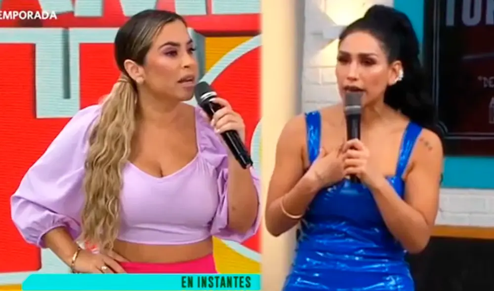 Leysi Suárez se presentó en el set de “América hoy”. Foto: capturas América TV