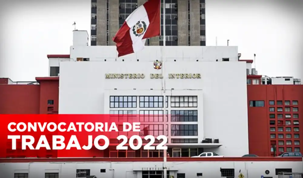 Entre los puestos que ofrece el Mininter está el de operador de limpieza, de participación ciudadana y de mesa de partes. Foto: Ministerio del Interior Entre los puestos que ofrece el Mininter está el de operador de limpieza, de participación ciudadana y de mesa de partes. Foto: Ministerio del Interior