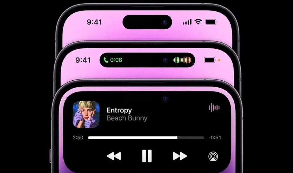 Dynamic Island es fácilmente la funcionalidad más publicitada en los últimos tiempos. Foto: Urban Tecno