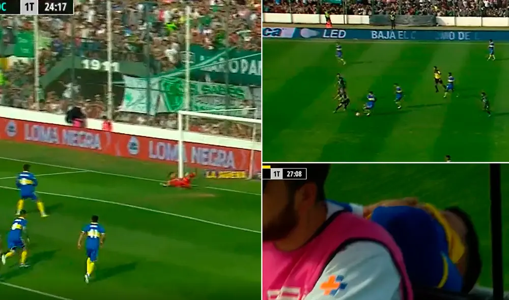 Marcos Rojo vivió de todo en tan solo tres minutos. Foto: captura/ESPN 3 Marcos Rojo vivió de todo en tan solo tres minutos. Foto: captura/ESPN 3