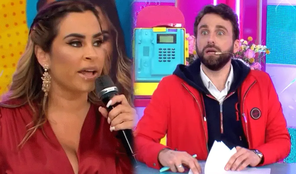 Rodrigo González llama en vivo a Ethel Pozo. Foto: composición LR/ captura de América Televisión / Willax