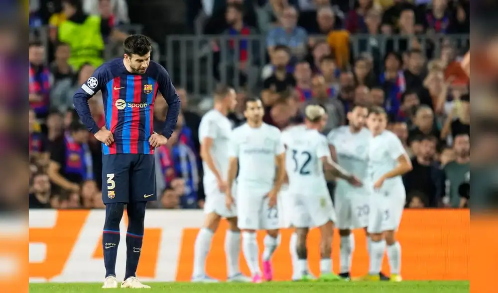 Gerard Piqué lleva seis partidos disputados en la presente temporada, muchos de ellos tras las lesiones de Araujo y Koundé. Foto: EFE Gerard Piqué lleva seis partidos disputados en la presente temporada, muchos de ellos tras las lesiones de Araujo y Koundé. Foto: EFE