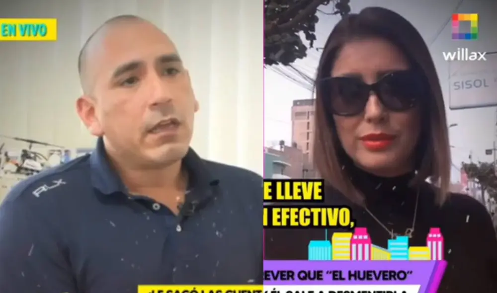 Rafael Fernández y Karla Tarazona nuevamente enfrentados. Foto: composición/captura de Willax