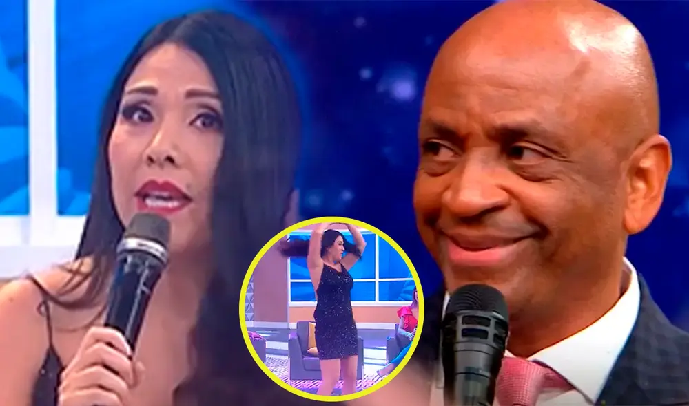 Por su parte, Ricardo Rondón molestó a Tula Rodríguez diciendo que era un baile para "la tercera edad". Foto: composición/captura América TV