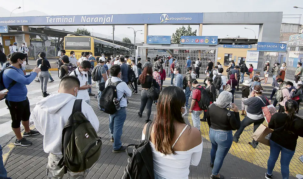 Estación. Hoy Naranjal es el último paradero en el norte. Foto: John Reyes/La República Estación. Hoy Naranjal es el último paradero en el norte. Foto: John Reyes/La República