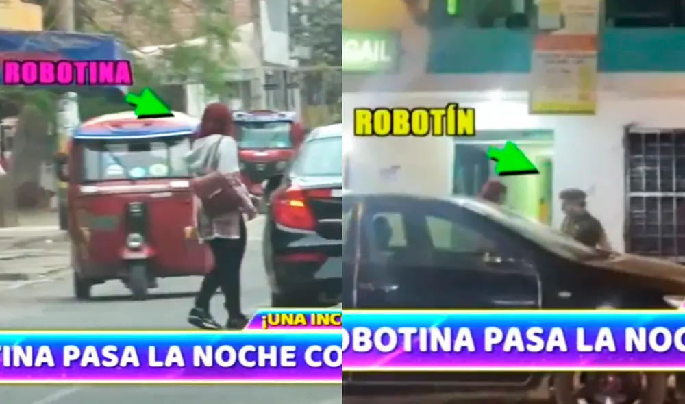 Robotín y Robotina pasaron la noche juntos. Foto: capturas ATV