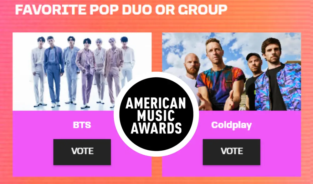 El grupo coreano BTS ha conseguido 9 premios de los AMAs desde el 2018 al 2021. Foto: composición LR/AMAs