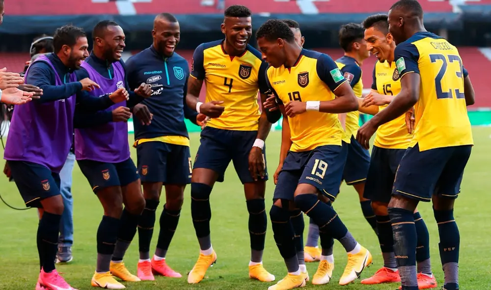 La selección ecuatoriana se clasificó en el cuarto lugar de las eliminatorias sudamericanas. Foto: FEF