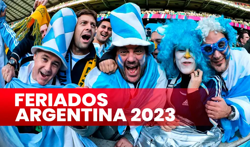 Calendario festivo Argentina 2023. Foto: composición de Gerson Cardoso/LR