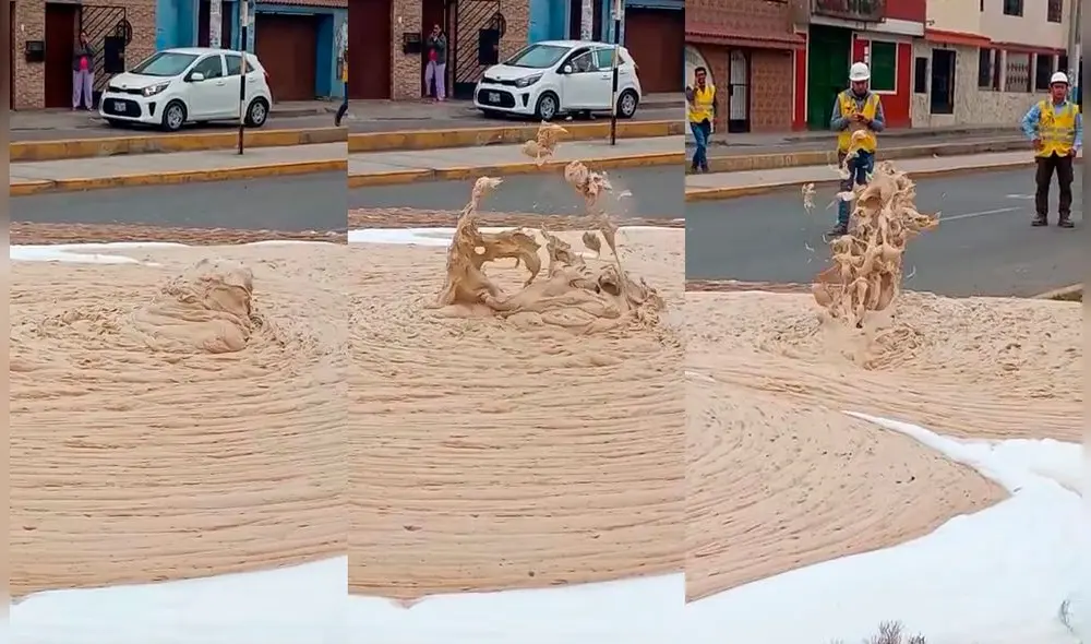 Hasta el lugar llegó personal de la empresa Cálidda. Foto: captura video difusión