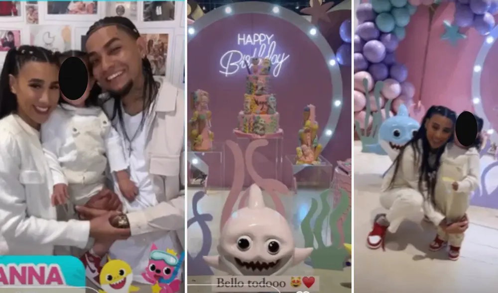 Samahara Lobatón y Youna festejaron los dos años de su bebe. Foto: Samahara Lobatón/Instagram