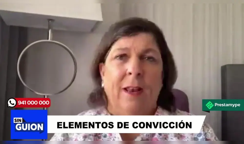 Rosa María Palacios en Sin guion. Foto: LR+ Rosa María Palacios en Sin guion. Foto: LR+