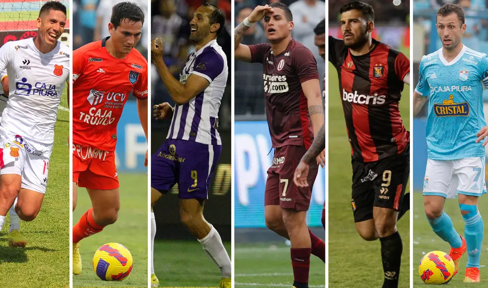 Grau, Vallejo, Universitario, Alianza, Melgar y Cristal pelean por el Clausura, aunque los tres últimos son los que tienen más chances. Foto: composición GLR/EFE Grau, Vallejo, Universitario, Alianza, Melgar y Cristal pelean por el Clausura, aunque los tres últimos son los que tienen más chances. Foto: composición GLR/EFE