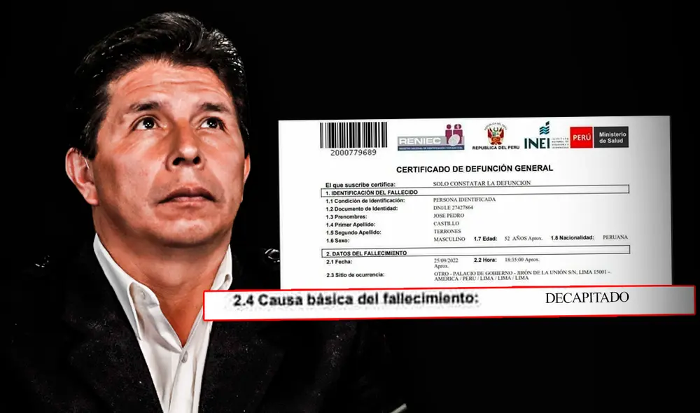 También se generaron certificados de defunción del dueño de la casa de Sarratea y la fiscal de la Nación. Foto: composición/La República