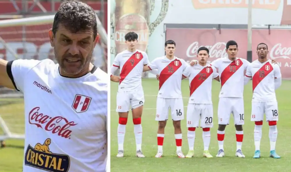 Gustavo Roverano llegó a la selección peruana sub-20 en febrero del 2022. Foto: composición/FPF Gustavo Roverano llegó a la selección peruana sub-20 en febrero del 2022. Foto: composición/FPF