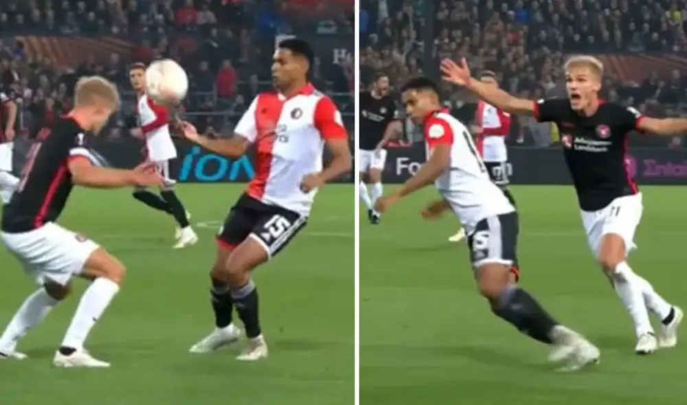 Marcos López juega en el Feyenoord desde agosto de este 2022. Foto: captura de ESPN 3