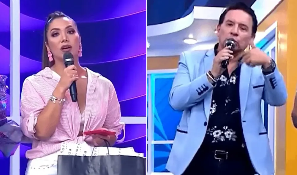 Isabel Acevedo y Ricardo Rondón se dijeron de todo en programa en vivo. Foto: Isabel Acevedo y Ricardo Rondón/Screenshot de "En boca de todos"