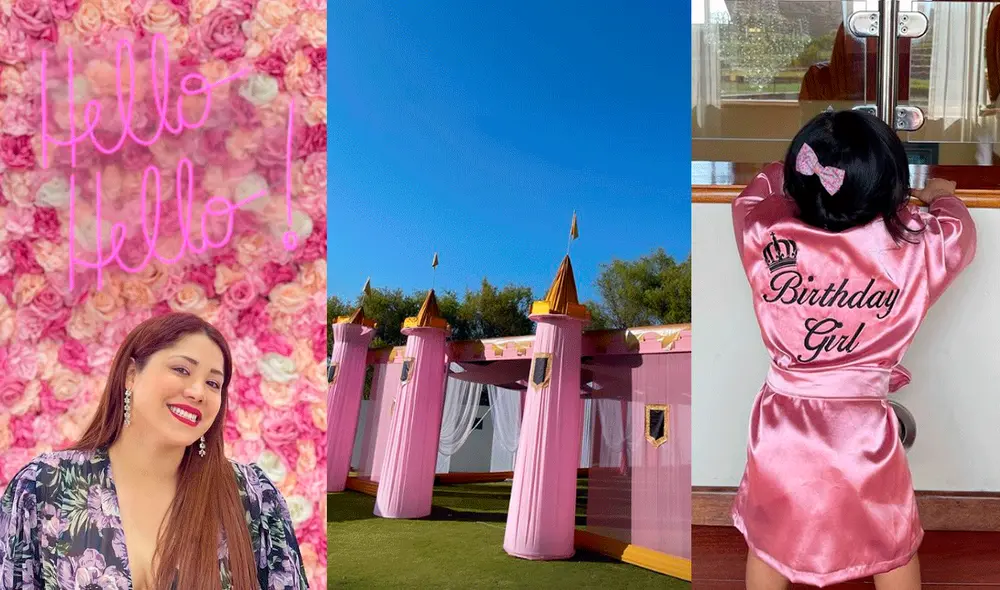 Lesly Castillo celebra a lo grande el primer año de su hija. Foto: composición LR/Instagram/Lesly Castillo
