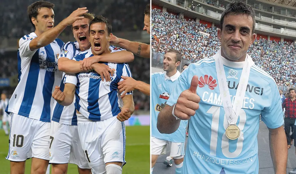 Diego Ifrán llegó a Sporting Cristal después de haber pasado varias temporadas en España. Foto: composición Real Sociedad/GLR Diego Ifrán llegó a Sporting Cristal después de haber pasado varias temporadas en España. Foto: composición Real Sociedad/GLR
