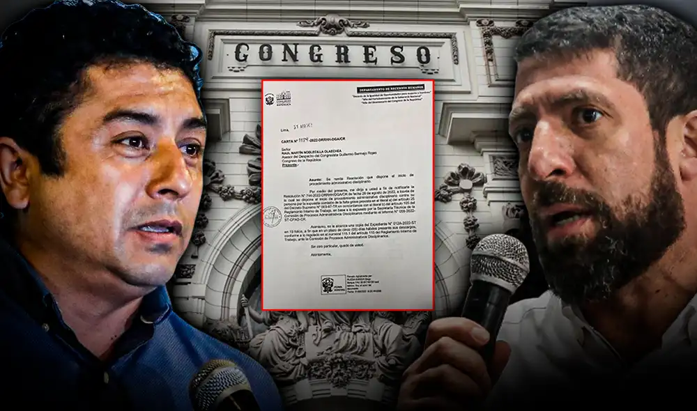 Noblecilla podría llegar a ser despedido por haberse pronunciado en contra del Congreso. Foto: composición de Gerson Cardoso/La República Noblecilla podría llegar a ser despedido por haberse pronunciado en contra del Congreso. Foto: composición de Gerson Cardoso/La República