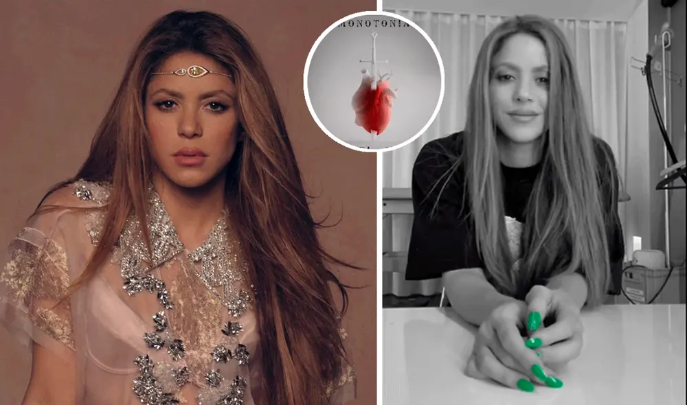 Shakira aparece cantando su nueva canción “Monotonía”. Foto: composición LR/ @Shakira / Instagram Shakira aparece cantando su nueva canción “Monotonía”. Foto: composición LR/ @Shakira / Instagram