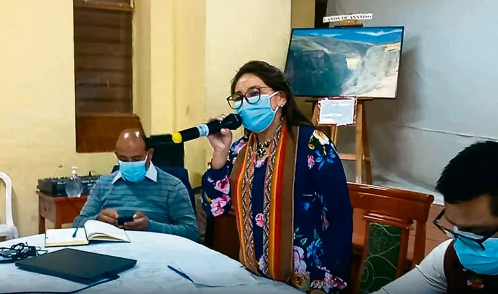 Kari Macedo, alcaldesa de la provincia de Canchis, Cusco. Foto: La República